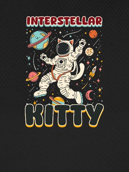 Katze Astronaut Interstellar Kitty
