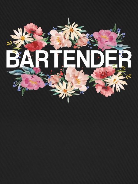 Bartender Mixologist Flowers