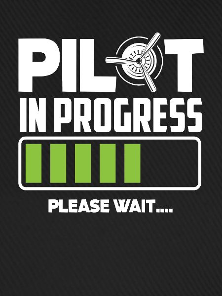 Pilot in Training Bitte Warten