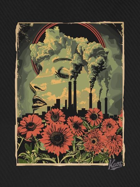 Propaganda Style industrielle Blumen