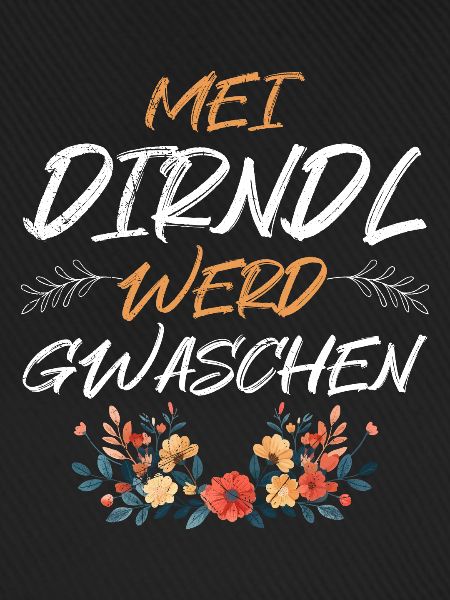 Mein Dirndl wird geschwaschen Ersatzdirndl