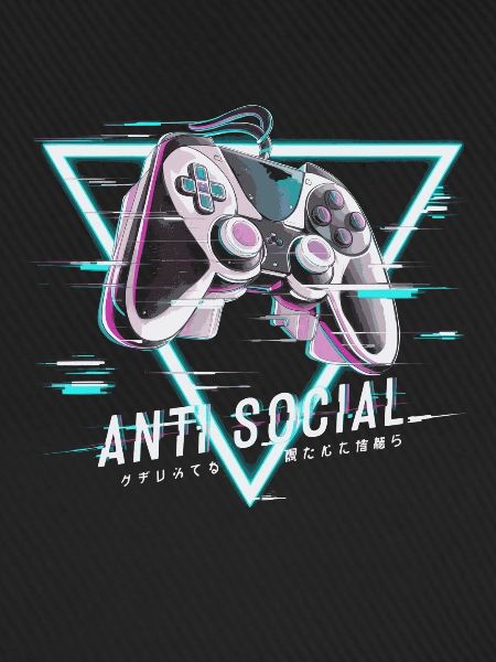 Gaming Controller Glitch Design