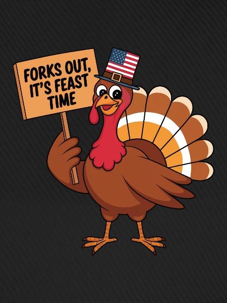 Lustiger Thanksgiving Truthahn