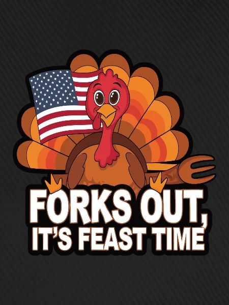 Lustiger Thanksgiving Truthahn