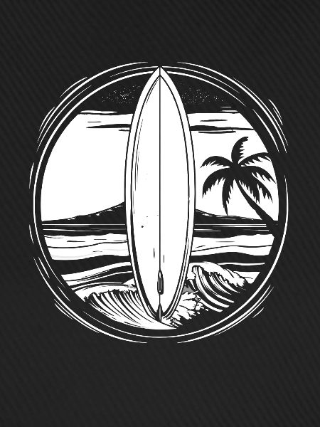 Surfen Skizze