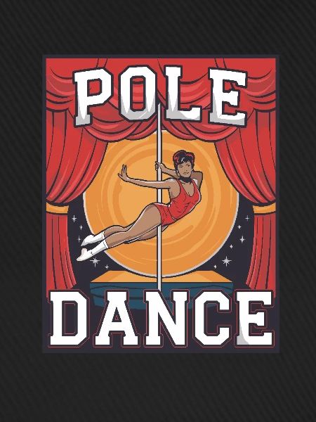 Pole Dance Pole Tänzerin Stangentanz