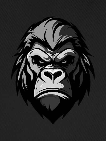 Gorilla Kopf