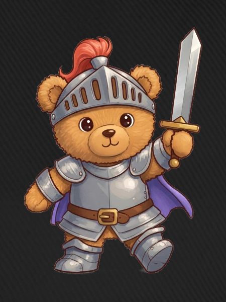 Teddybär Ritter