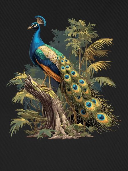 Pfaue Pfau