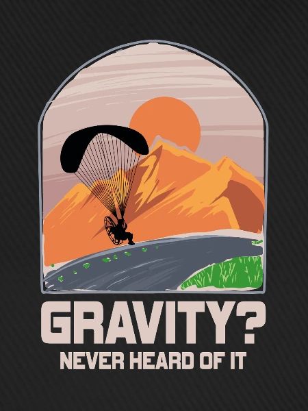 Lustiges Paramotor Gravitations-Meme