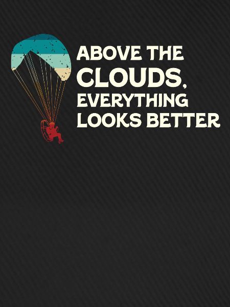 Über den Wolken Paramotor-Enthusiast