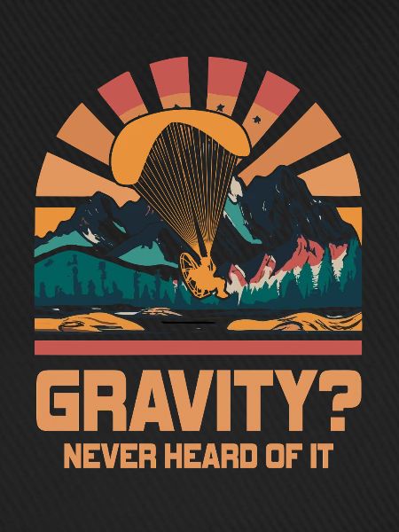 Lustiges Paramotor Gravitations-Meme