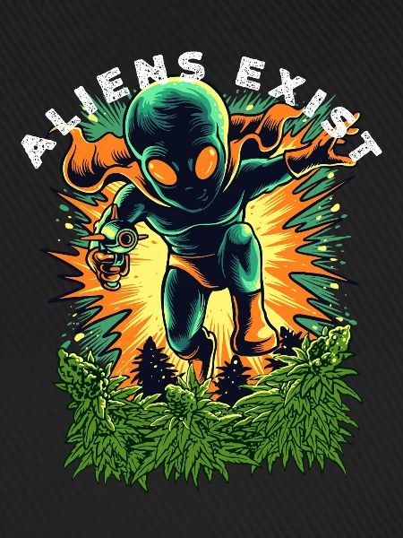 Aliens Exist Cosmic Glow