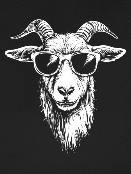 Ziege Goat Sonnenbrille