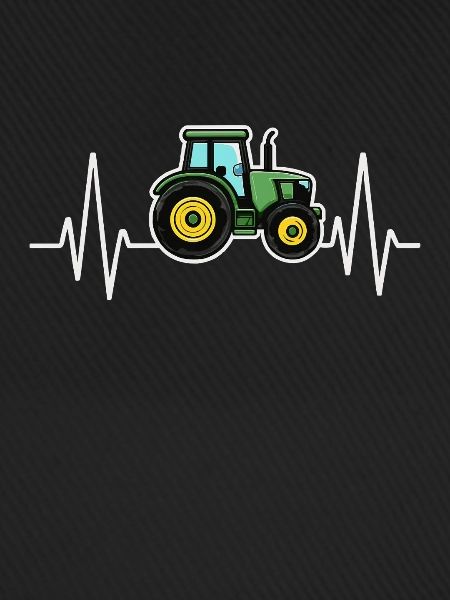 Traktor Herzschlag Design