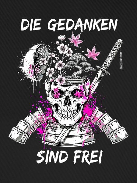 Kriegerischer Totenkopf Samurai