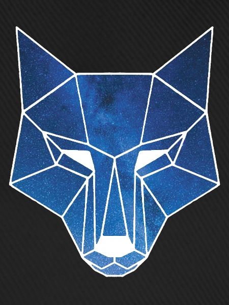 Galaktischer Wolfskopf