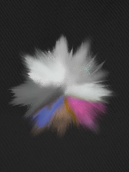 Farbexplosion Wasserfarben Design