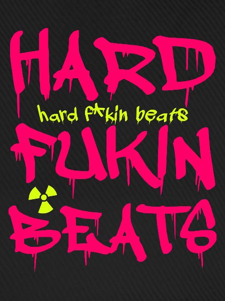 Hard Fukin Beats Graffiti Tee