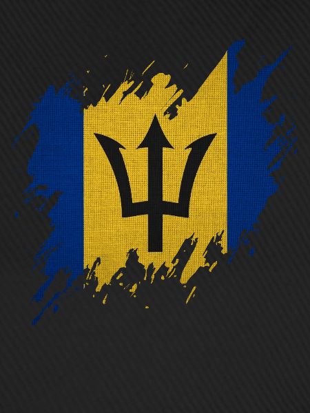 Barbados-Flagge, Ripp-Style