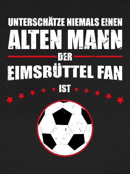Alter Mann - Eimsbüttel Fußball Fan | Retro