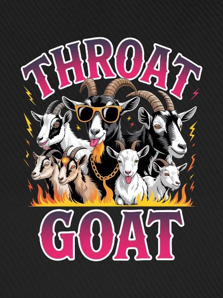 Throat Goat Meme Y2K Bootleg