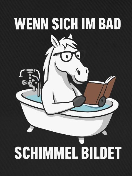 Badlesendes Pferd mit Schimmelwitz