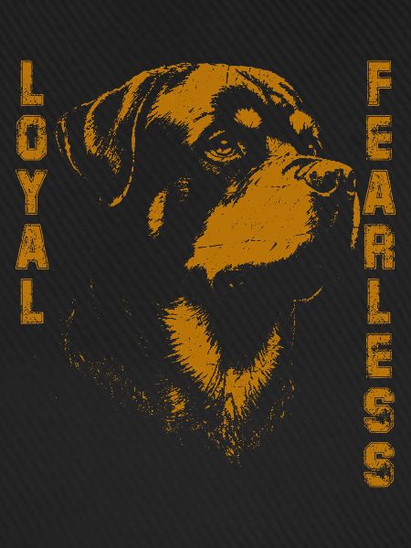 Rottweiler-stilvolles Design