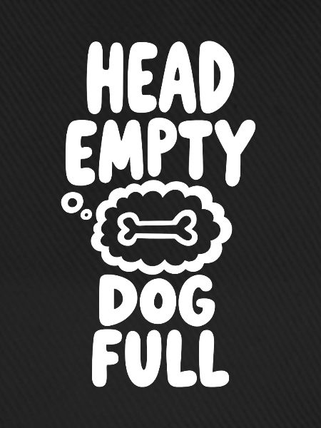 Head Empty Dog Full Hundeliebe