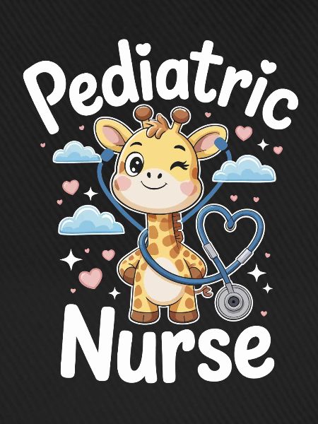 Pädiatrische Giraffe mit Stethoskop