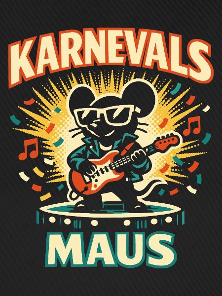 Karneval Mouse Rock Köln Geschenk Süß