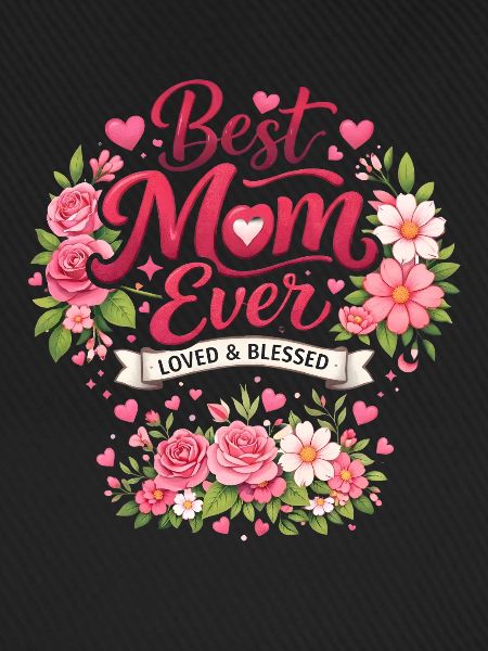 Beste Mama Ever Blütenkranz
