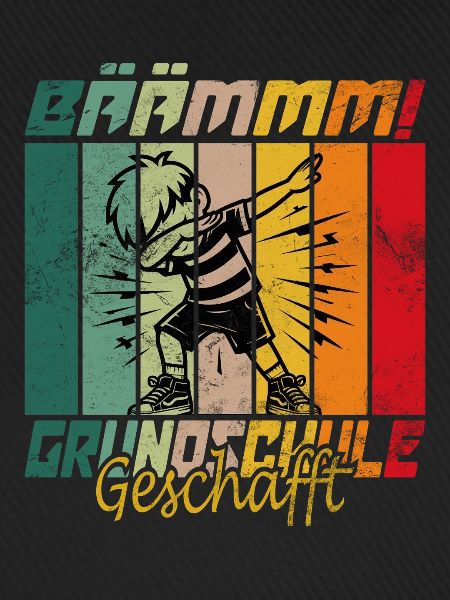 Grundschule geschafft, Schulkind, Geschenkidee