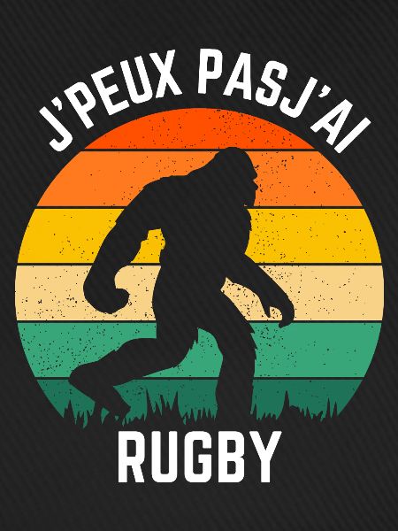 Sasquatch Rugby Retro Sun