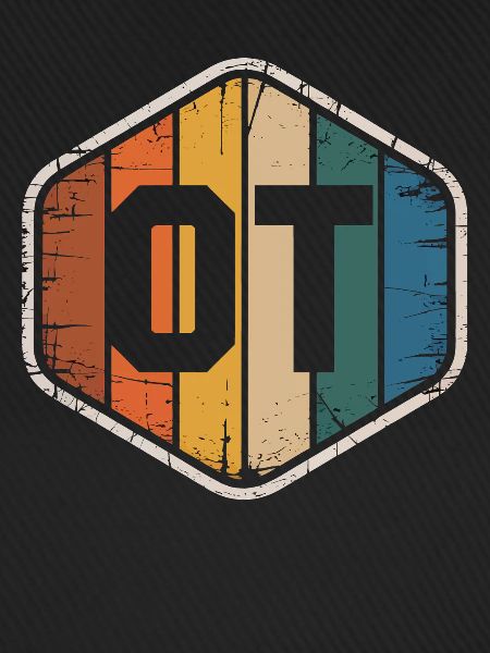 Retro OTI Schild Farbenvielfalt