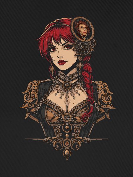 Steam Punk Schöne Frauen Steampunk