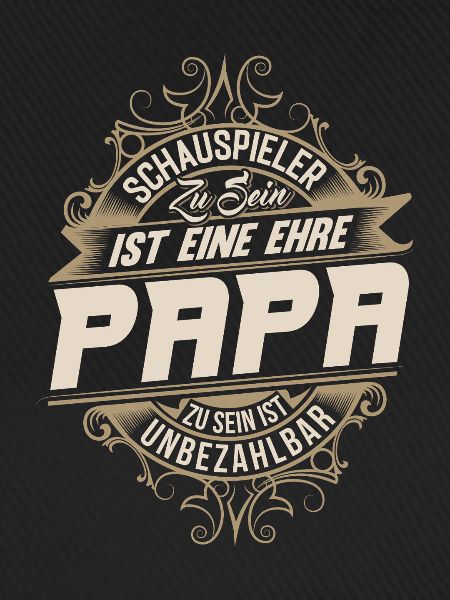 Schauspieler Papa