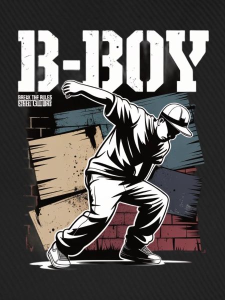 B-Boy Breakdance Streetstyle Breakdancer