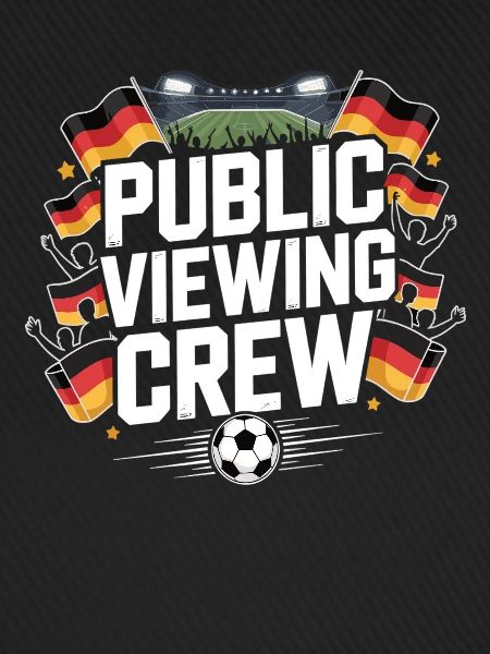 Public Viewing Crew Fußball Fan
