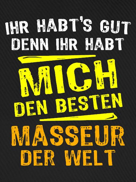 Masseur Geschenk