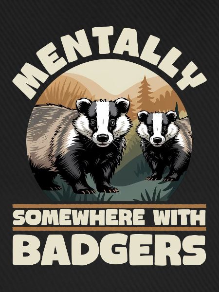 Funny Animal Badger