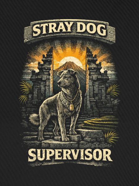 Bali Reise Stray Dog Supervisor