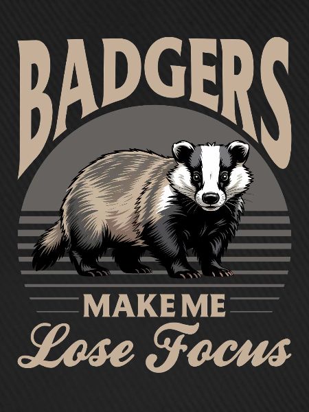 Funny Animal Badger