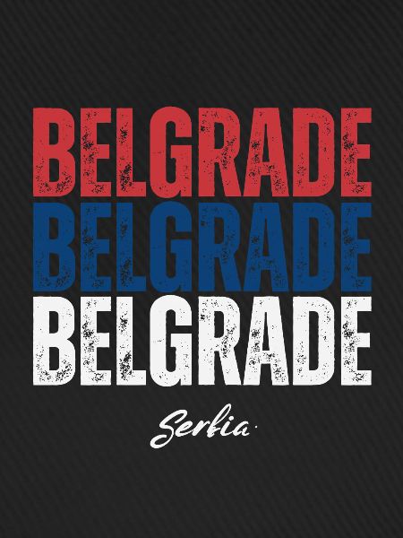 Belgrad, Serbien, ich liebe Belgrad