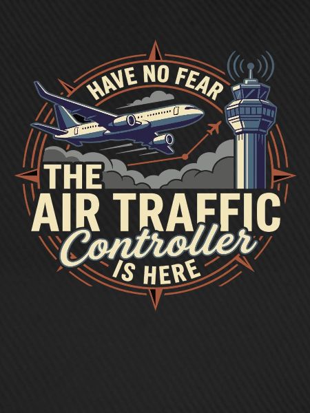 Air Traffic Controller Flugzeug Tower Spruch