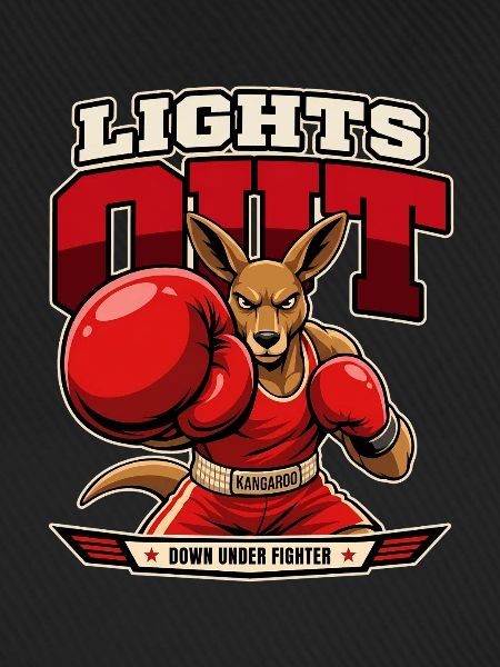 Känguru Knockout – Lights Out Boxing