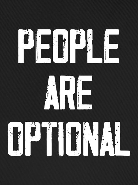 Menschen sind optional