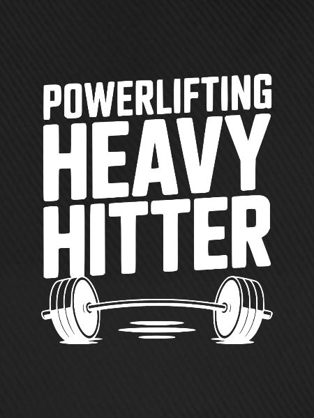 Powerlifting schwerer Schlagmann