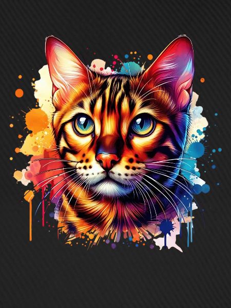 Bengalkatze Motiv
