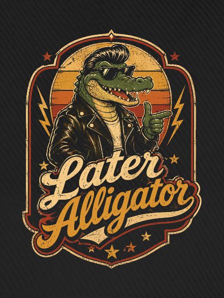 Later Alligator Biker-Alligator